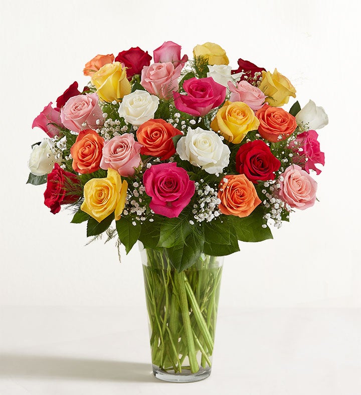 Rose Elegance™ Premium Long Stem Assorted Roses