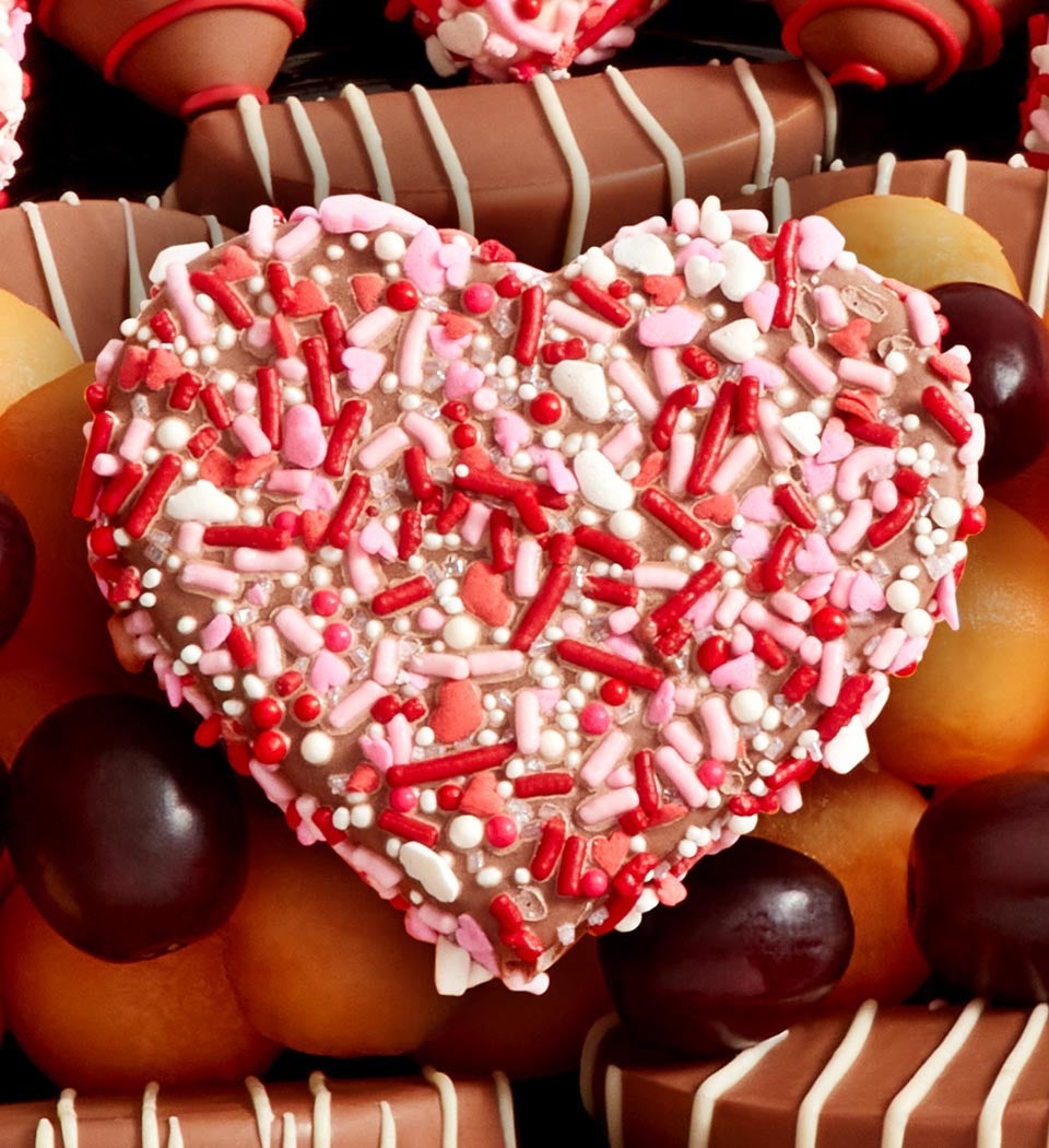All Hearts Dipped Fruit Platter