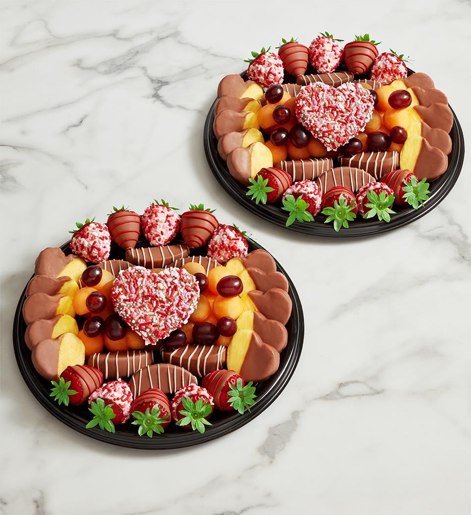 All Hearts Dipped Fruit Platter