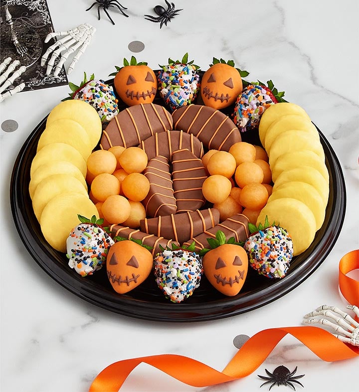Halloween Dipped Fruit Platter