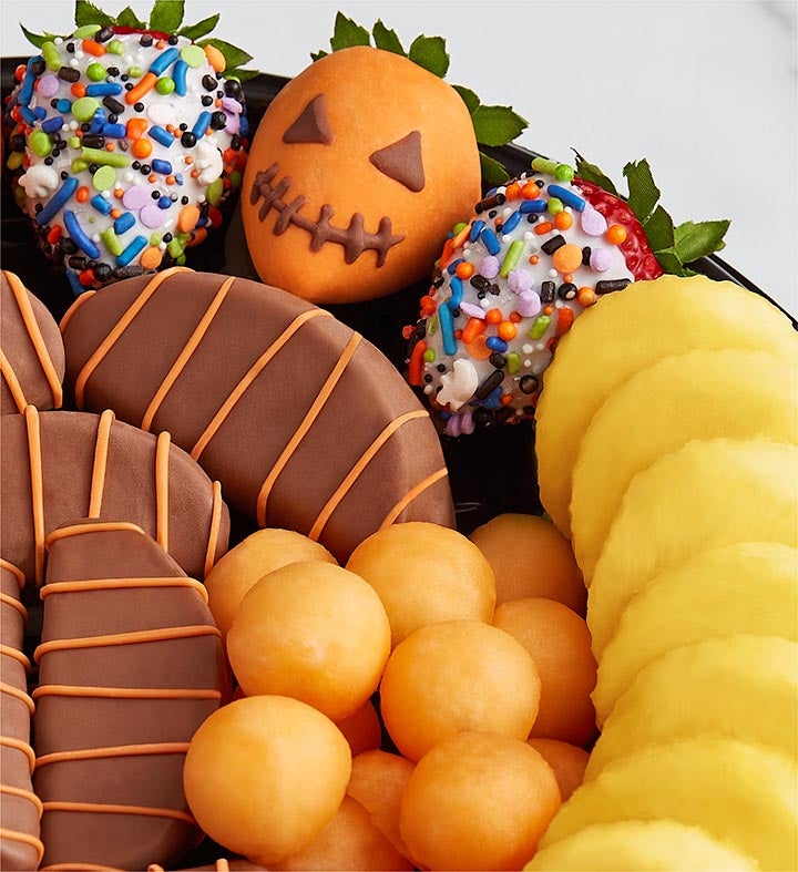 Halloween Dipped Fruit Platter