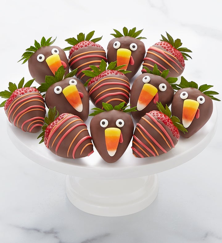 Happy Turkey Day™ Dipped Strawberries