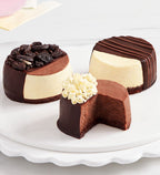 Cheesecake Trio with Gourmet Drizzled Strawberries™