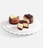 Cheesecake Trio with Gourmet Drizzled Strawberries™