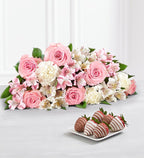 Cherished Blooms & Drizzled Strawberries