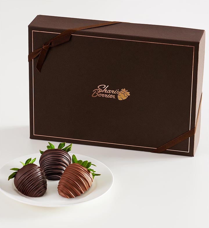 Artisan Belgian Milk & Dark Chocolate Strawberries