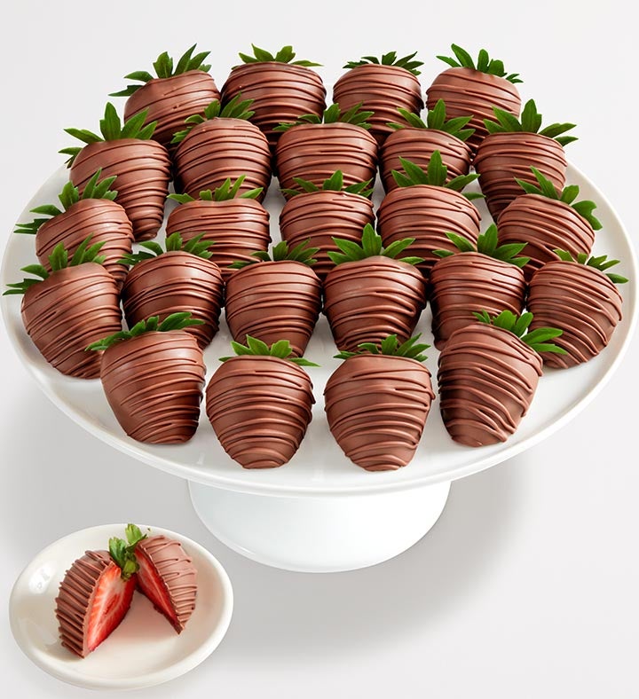 Artisan Belgian All Milk Chocolate Strawberries