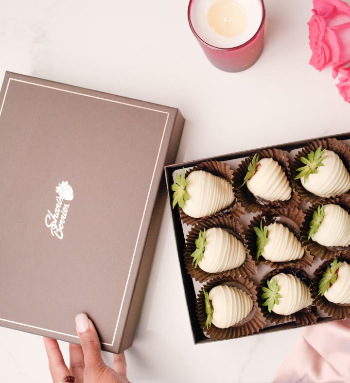 Artisan Belgian White Chocolate Strawberries