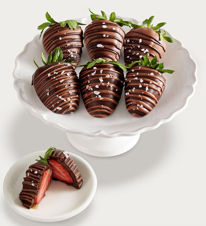 Caramel Sea Salt Artisan Belgian Chocolate Strawberries