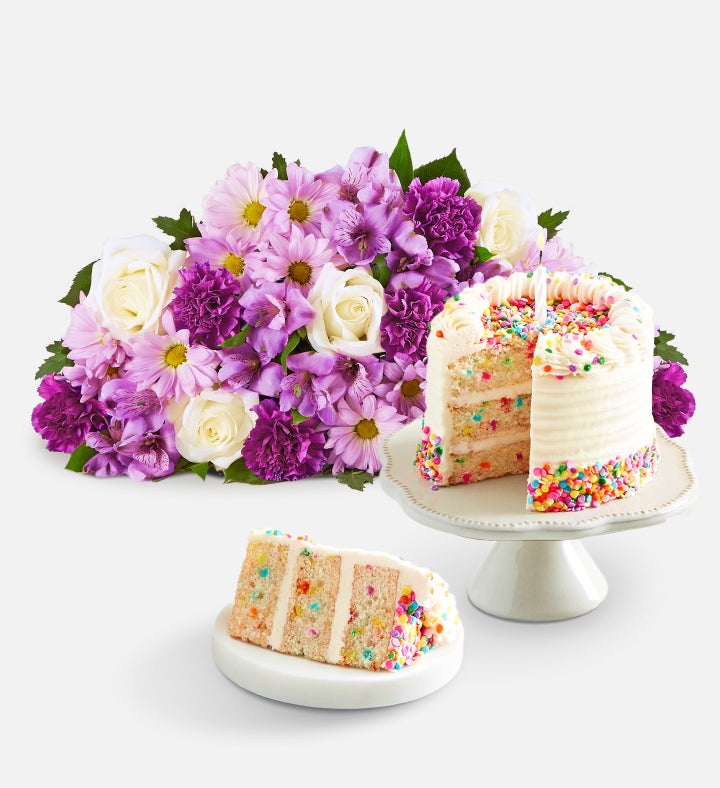 Lavender Garden & Time to Celebrate Birthday Cake™