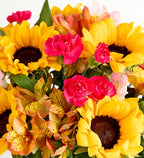 Warm Sunset™ Bouquet & Drizzled Strawberries