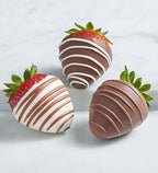 Warm Sunset™ Bouquet & Drizzled Strawberries