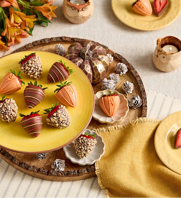 Gourmet Fall Dipped Fancy Strawberries™ - 12ct & 24ct