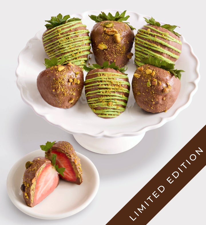 Dubai Chocolate Covered Strawberries