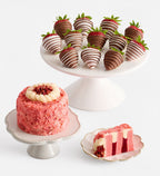 Strawberry Shortcake with Gourmet Drizzled Strawberries