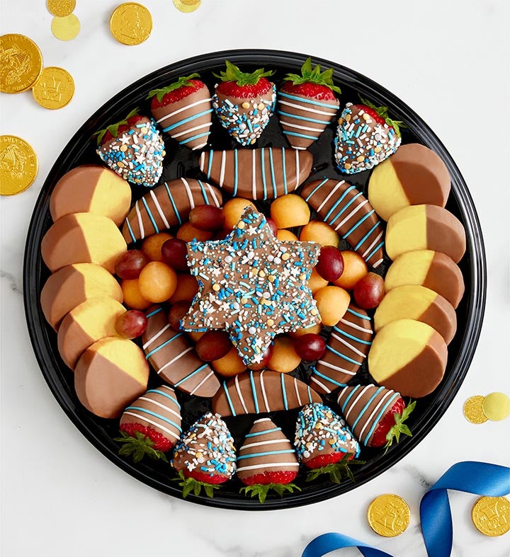 Hanukkah Dipped Fruit Platter