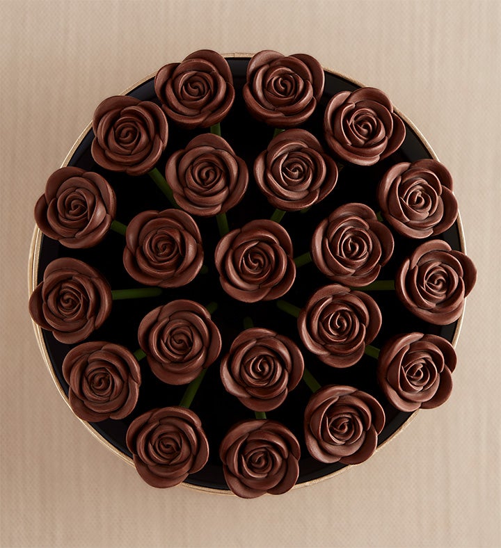 Fleur De Chocolate® Belgian Dark Chocolate Roses