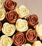Fleur De Chocolate® Belgian Chocolate Roses - Classic Milk & White