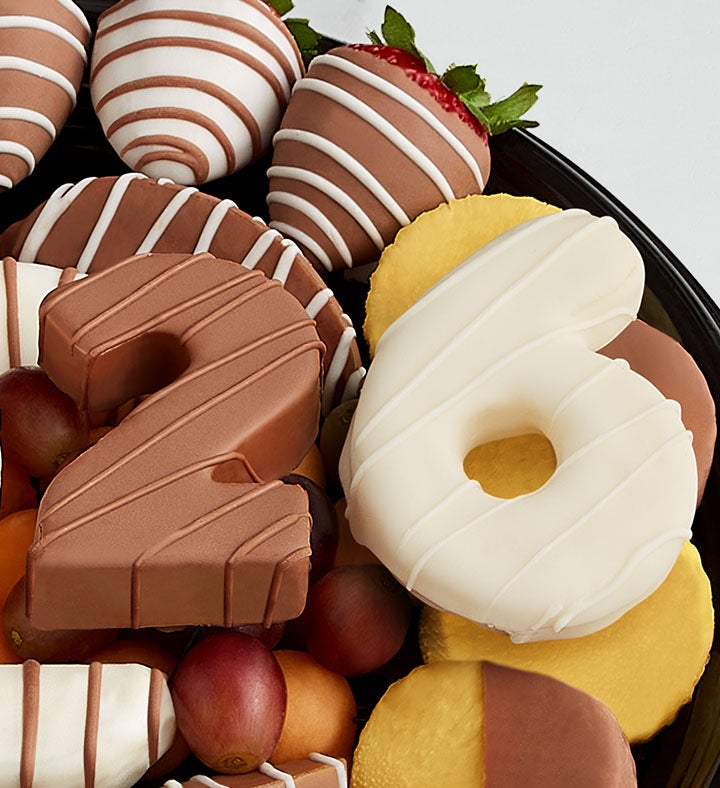 Cheers to the New Year Dipped Fruit Platter