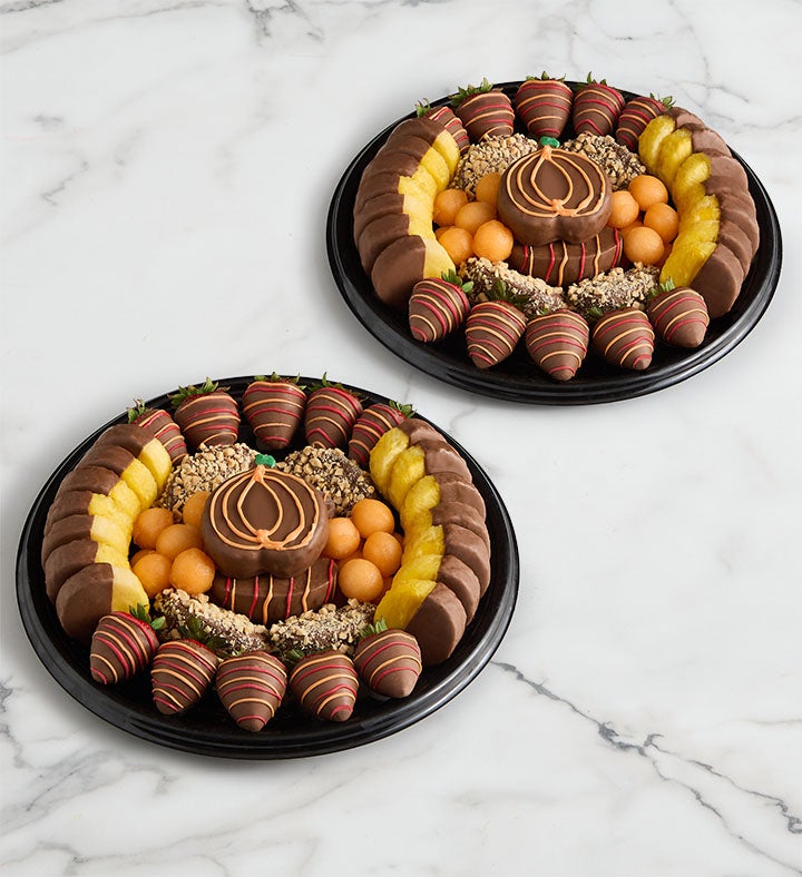 Fall Dipped Fruit Platter