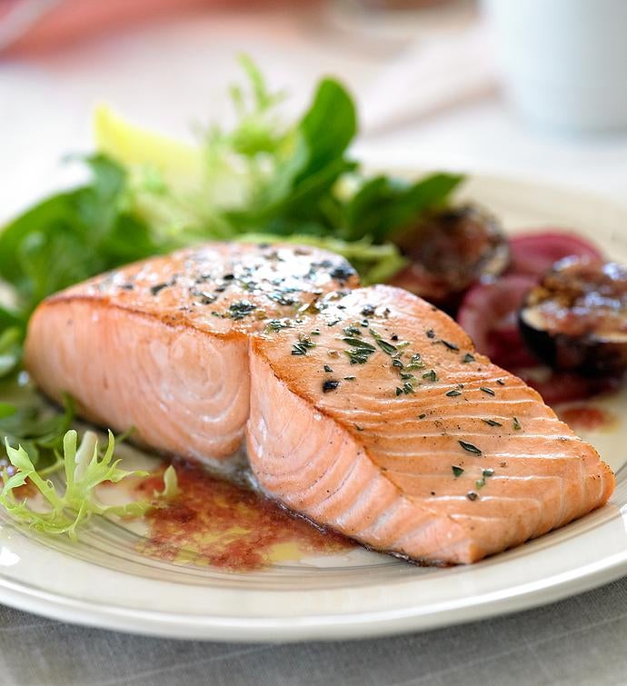 Wild Pacific King Salmon - skin-on portions 